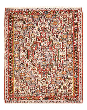 Kelim Teppich - Oriental - 150 x 118 cm - terrakotta