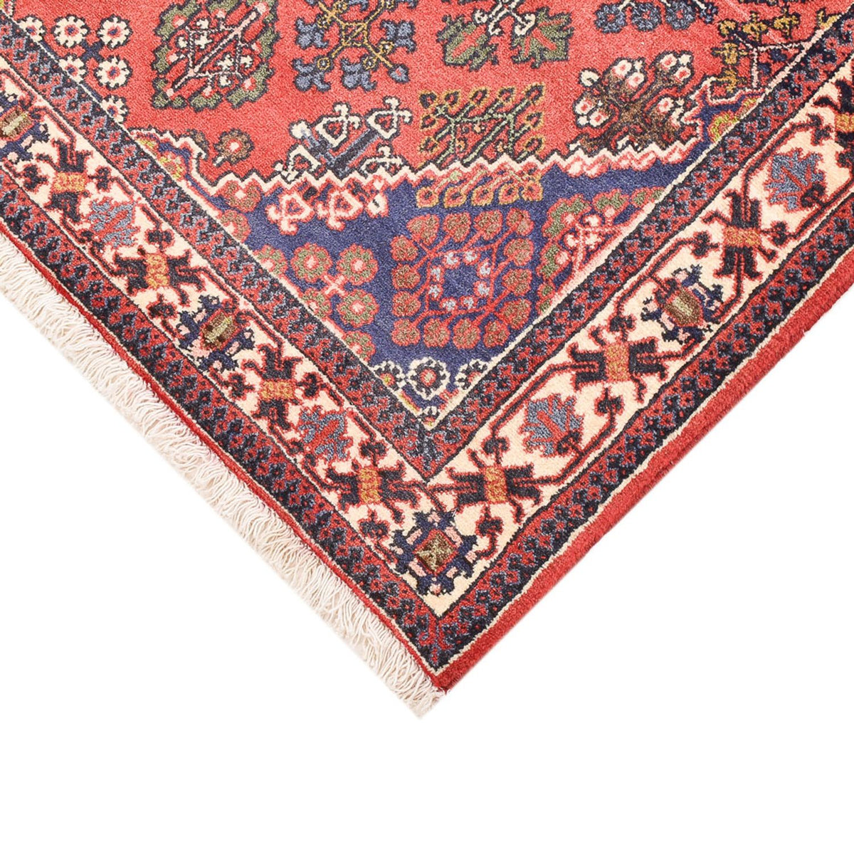 Perserteppich - Nomadic - 165 x 110 cm - hellrot