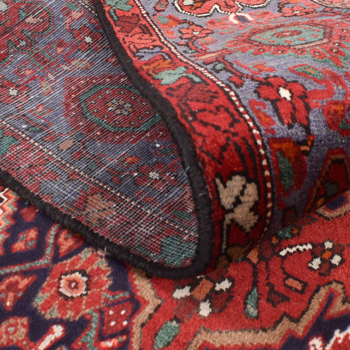 Perserteppich - Nomadic - 216 x 136 cm - rot