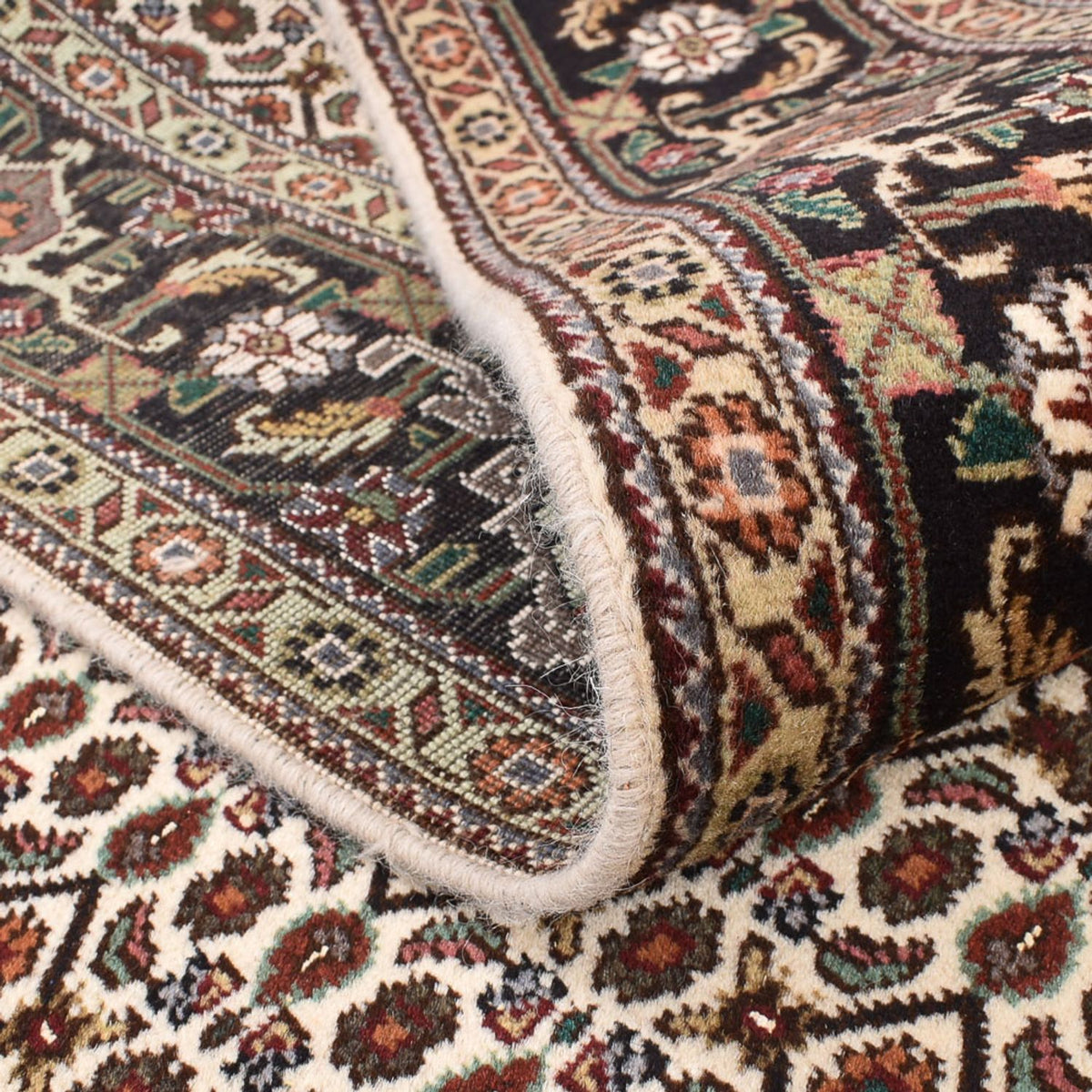 Perserteppich - Täbriz - Royal quadratisch - 200 x 200 cm - hellbraun