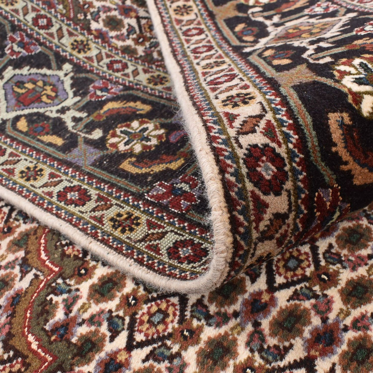 Perserteppich - Täbriz - Royal quadratisch  - 206 x 202 cm - hellbraun