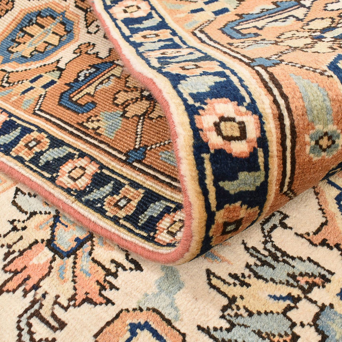 Perserteppich - Nomadic quadratisch - 207 x 192 cm - hellbeige