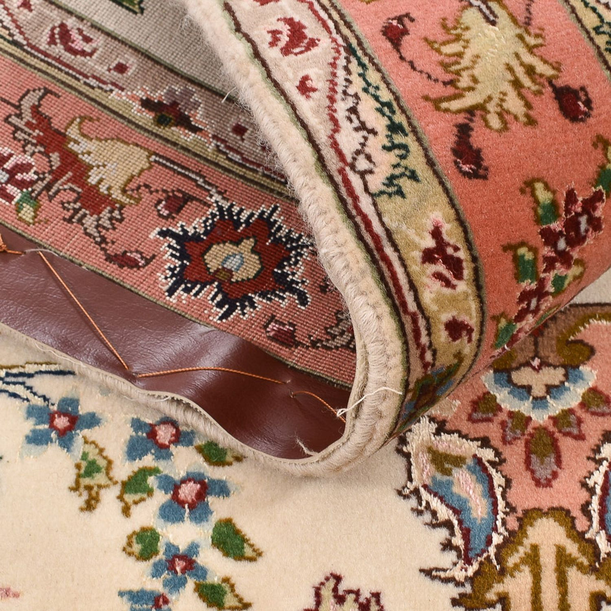 Läufer Perser - Täbriz - Royal - 203 x 81 cm - creme