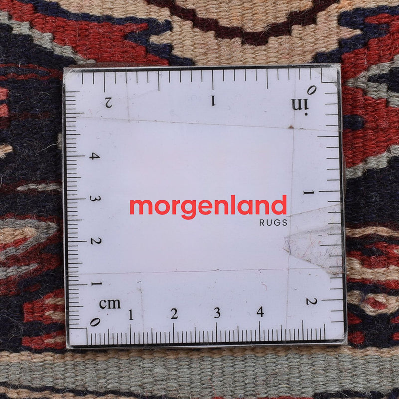 Läufer Kelim - Oriental - 395 x 85 cm - dunkelbeige