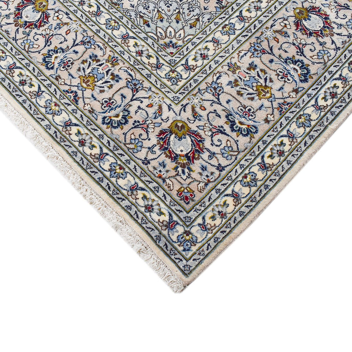 Perserteppich - Keshan - Royal - 348 x 250 cm - grau