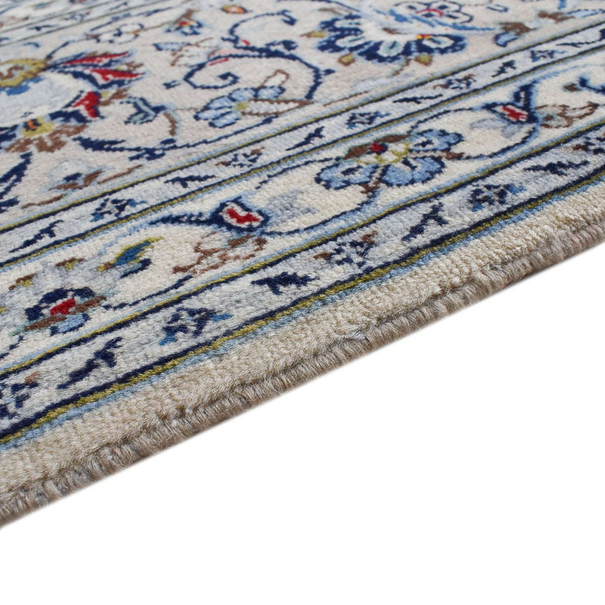 Perserteppich - Keshan - Royal - 348 x 250 cm - grau