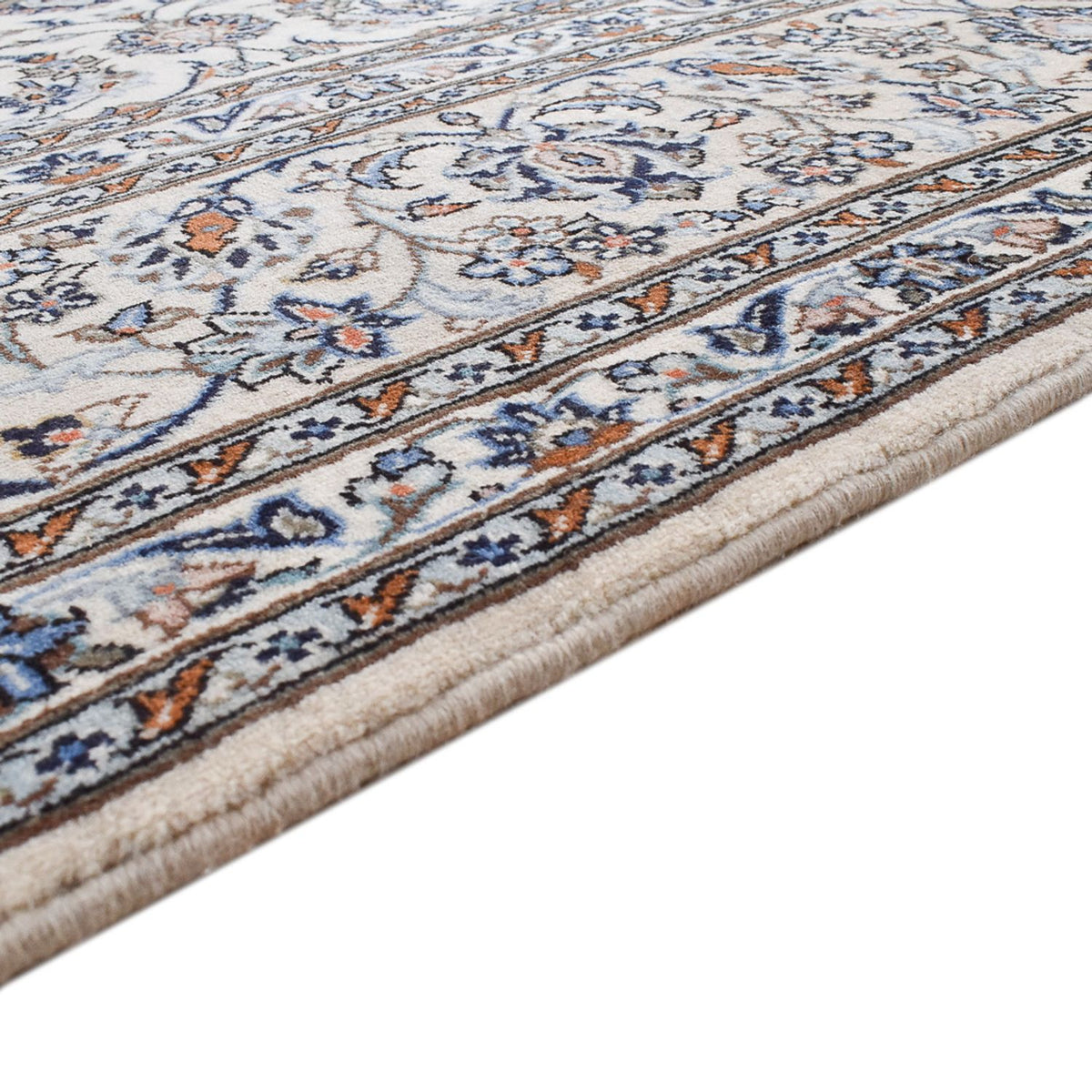Perserteppich - Keshan - Royal - 362 x 245 cm - grau