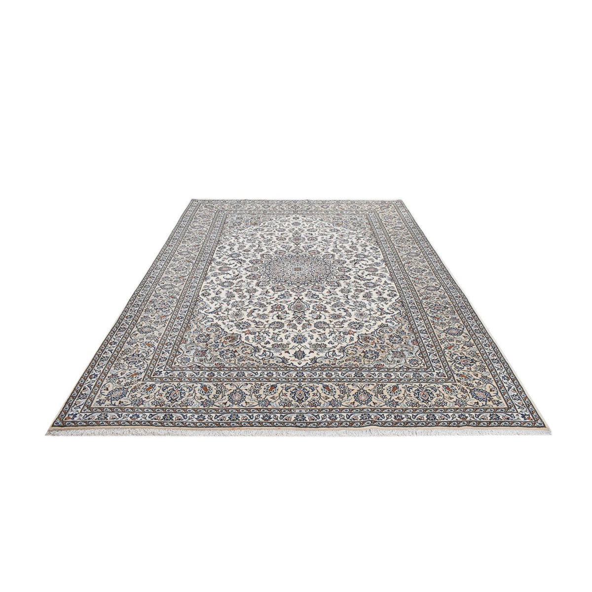 Perserteppich - Keshan - Royal - 362 x 245 cm - grau