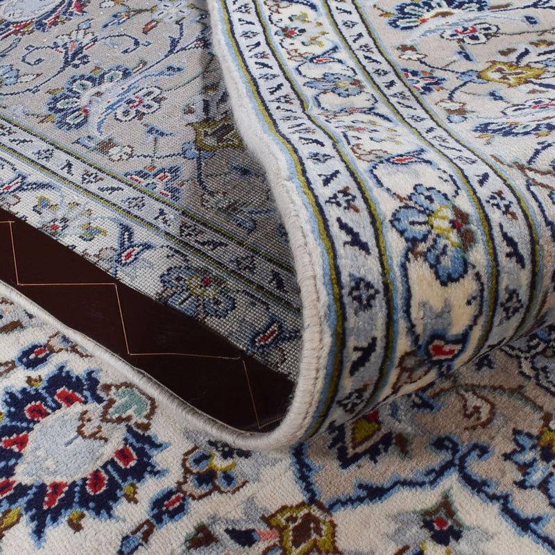 Perserteppich - Keshan - Royal - 346 x 246 cm - grau