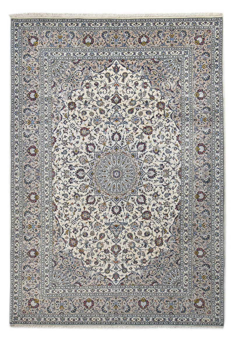 Perserteppich - Keshan - Royal - 354 x 244 cm - grau