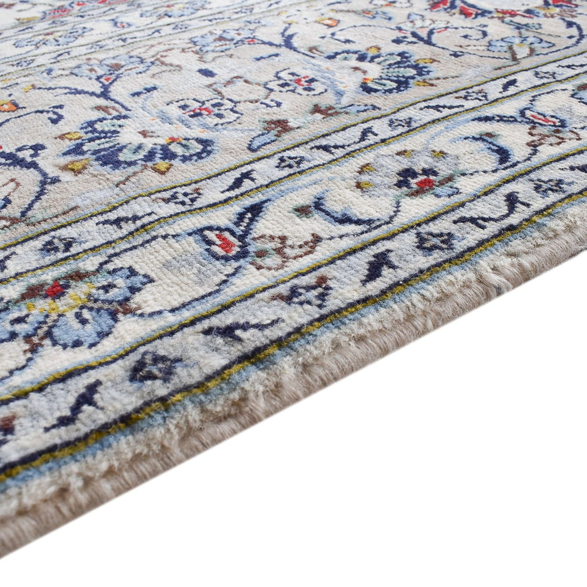 Perserteppich - Keshan - Royal - 354 x 244 cm - grau