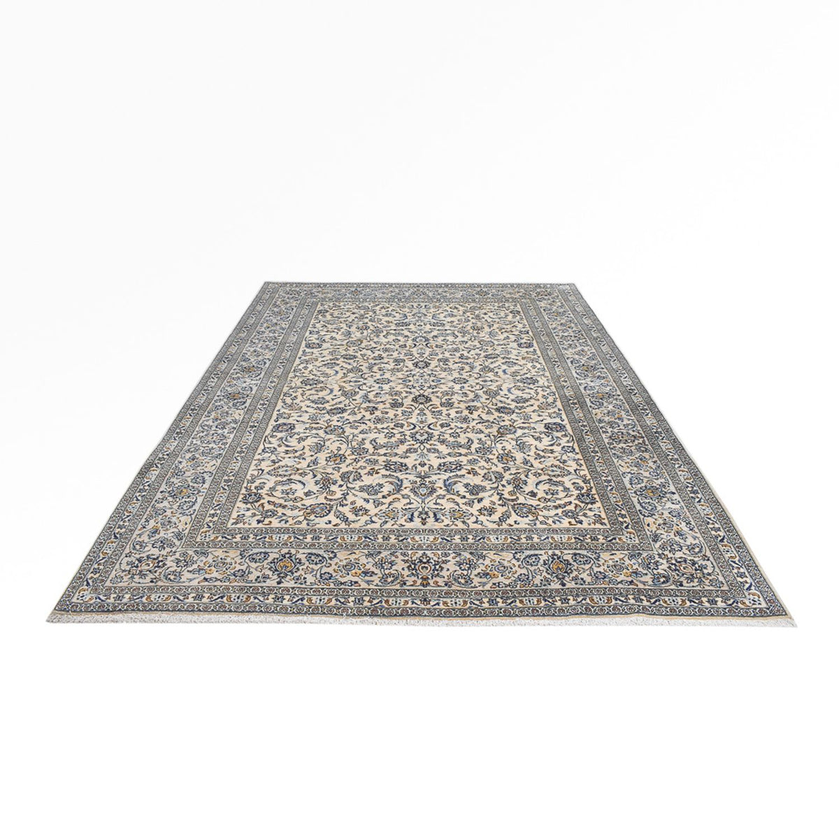 Perserteppich - Keshan - Royal - 351 x 250 cm - grau