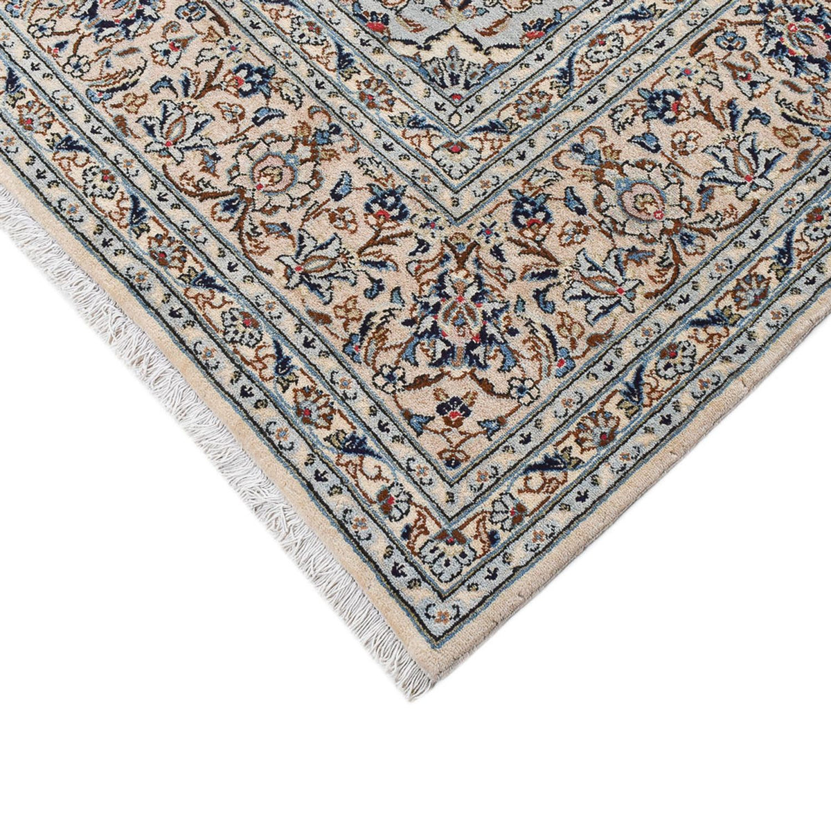 Perserteppich - Keshan - Royal - 358 x 250 cm - grau