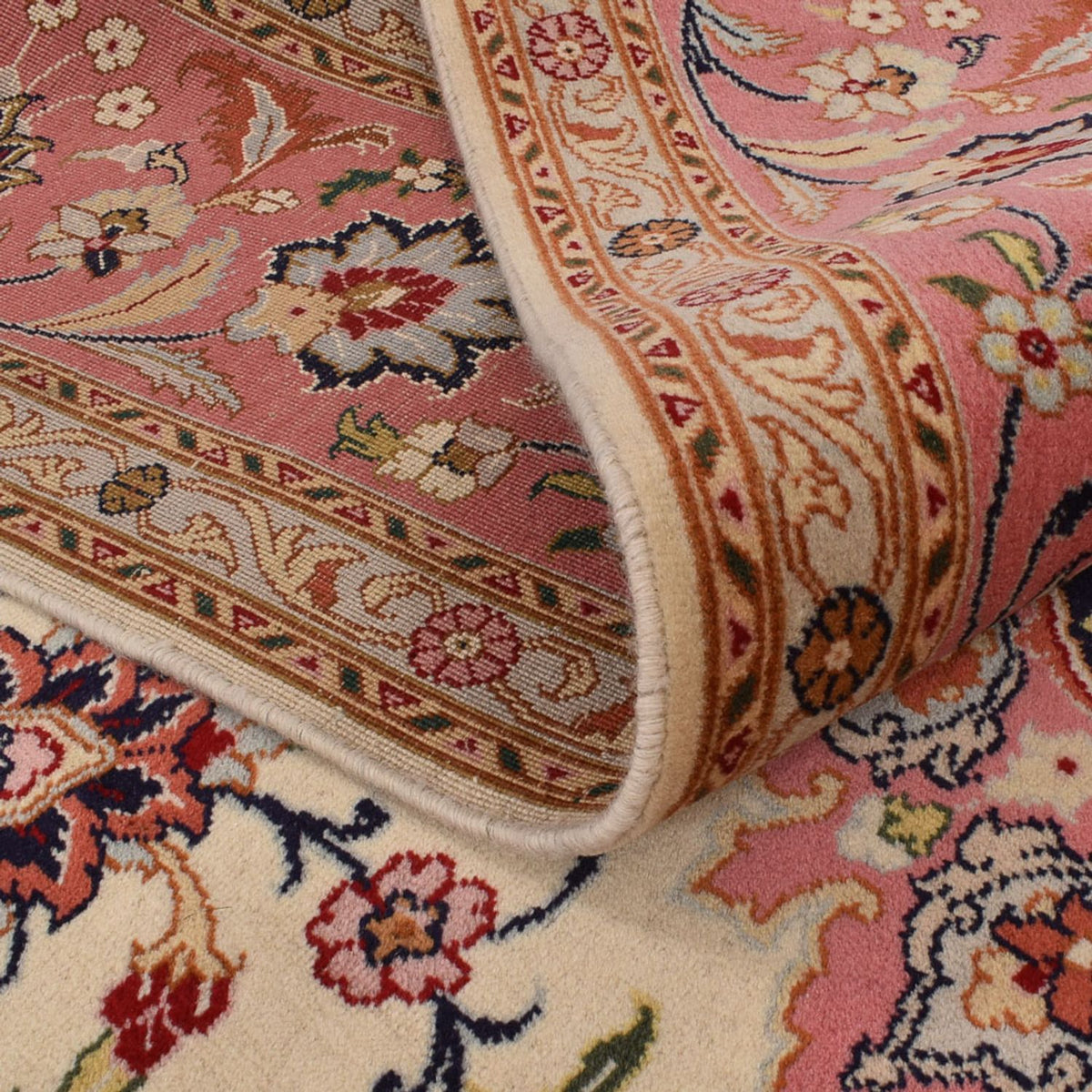 Perserteppich - Täbriz - Royal - 276 x 254 cm - sand