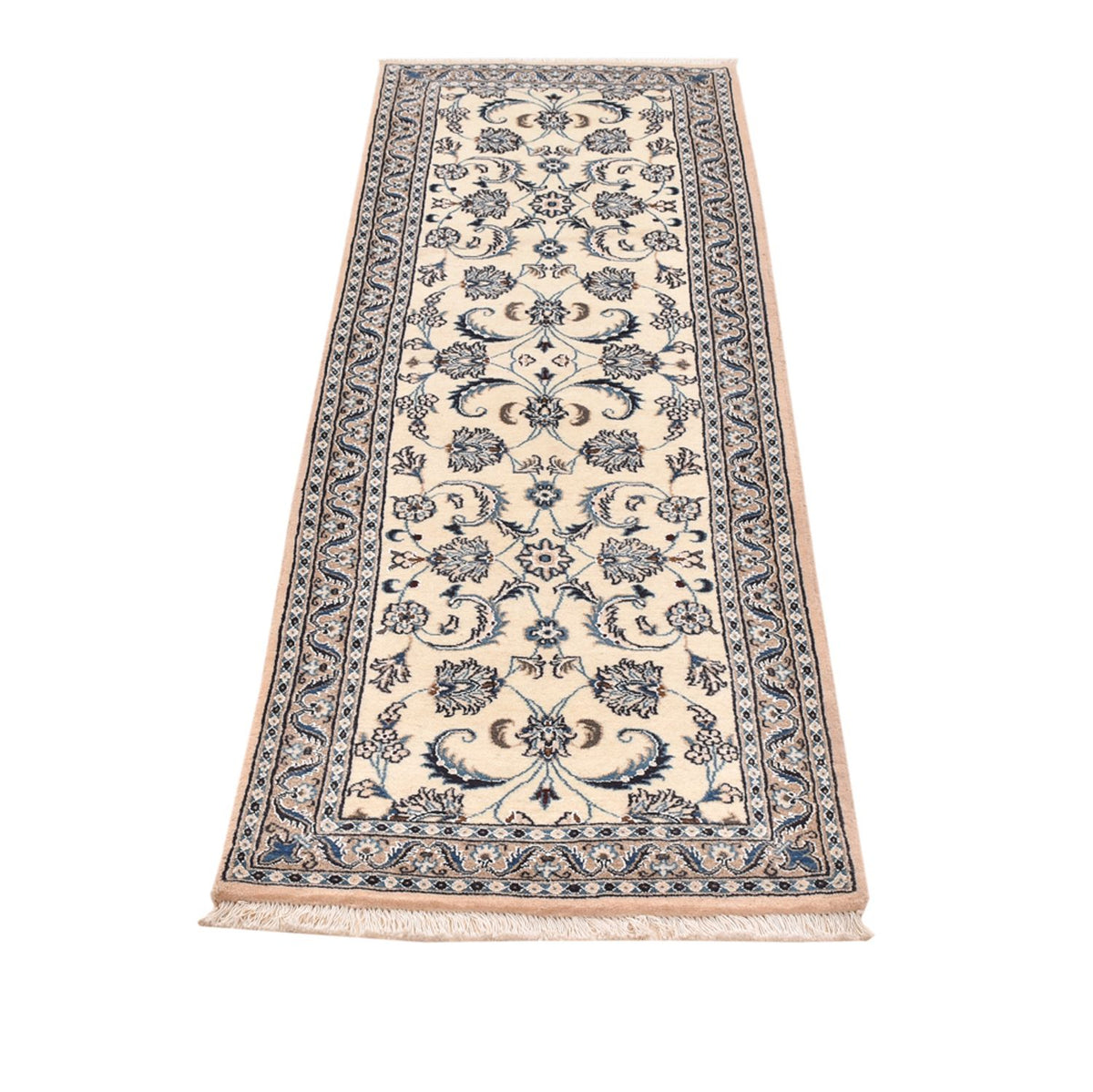 Läufer Perser - Nain - Royal - 196 x 61 cm - creme