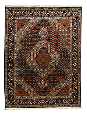 Perserteppich - Täbriz - Royal - 205 x 153 cm - dunkelbraun