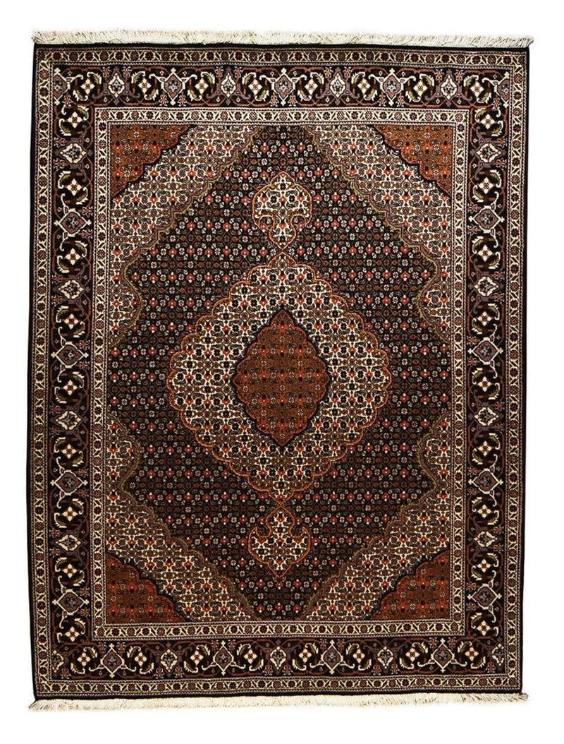 Perserteppich - Täbriz - Royal - 205 x 153 cm - dunkelbraun