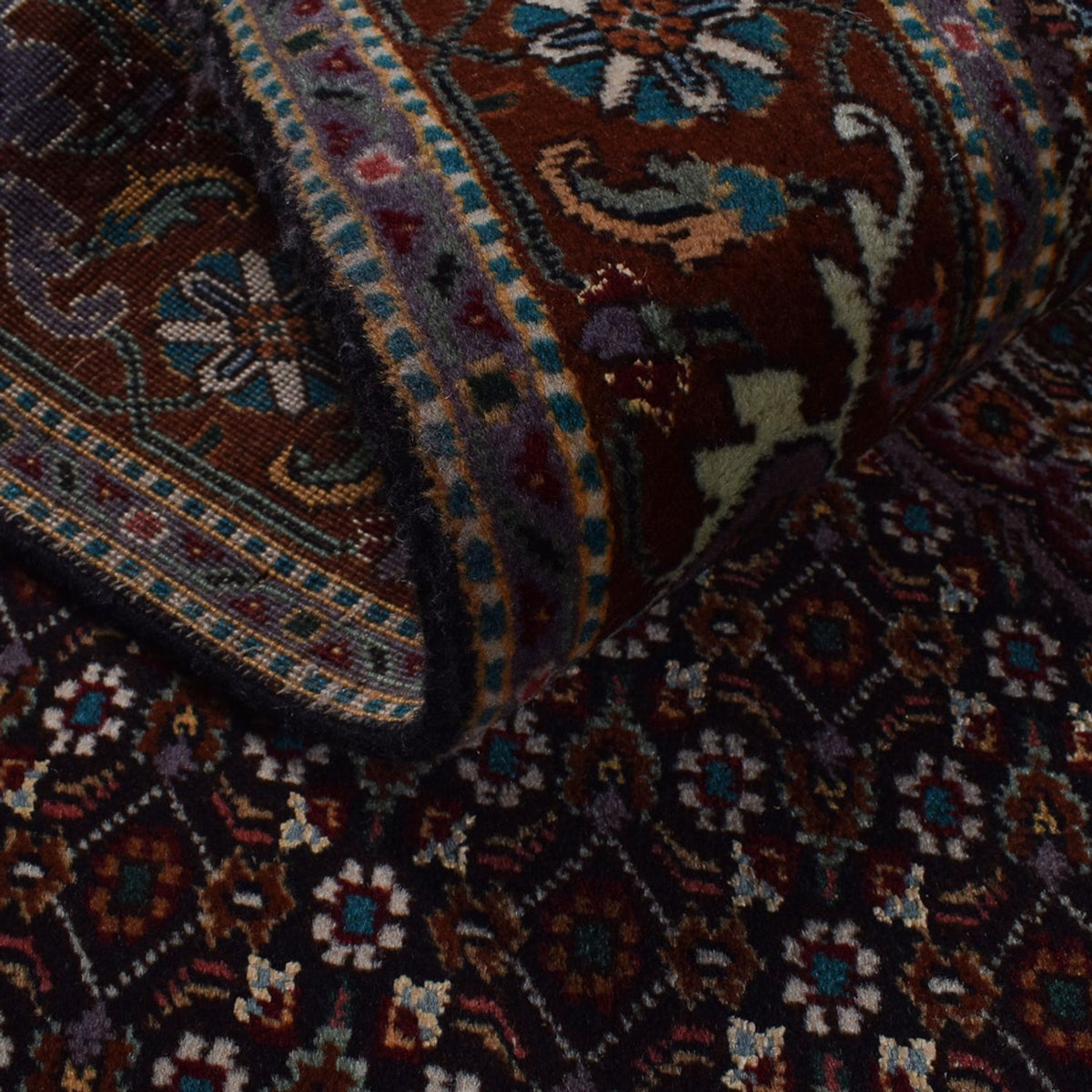 Perserteppich - Täbriz - Royal - 204 x 150 cm - anthrazit