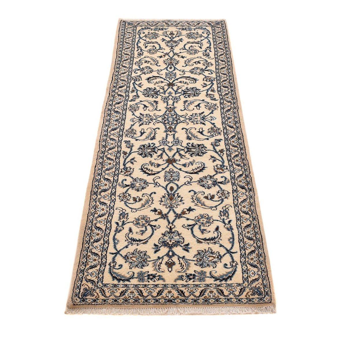 Läufer Perser - Nain - Royal - 209 x 64 cm - creme
