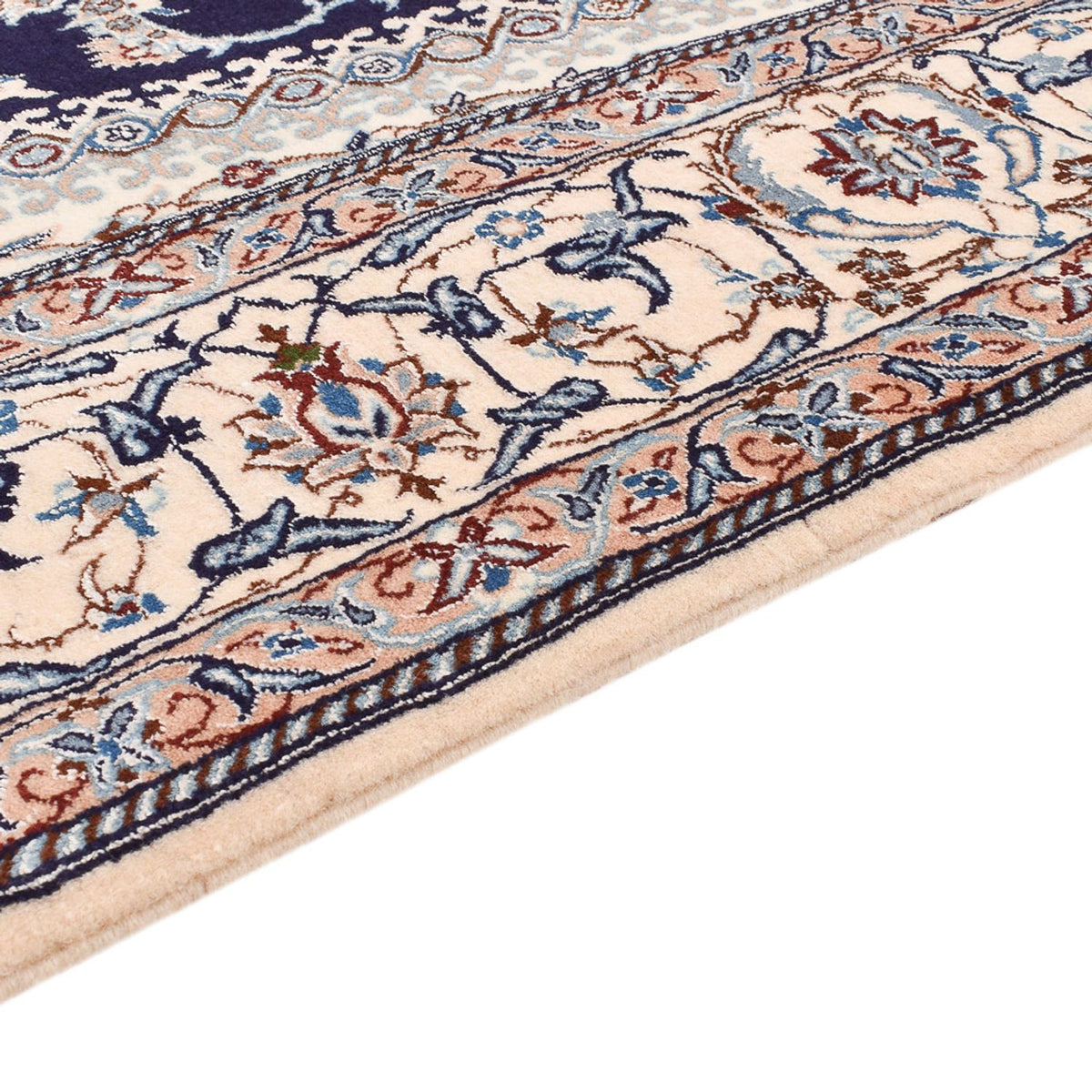 Perserteppich - Nain - Premium - 198 x 131 cm - dunkelblau
