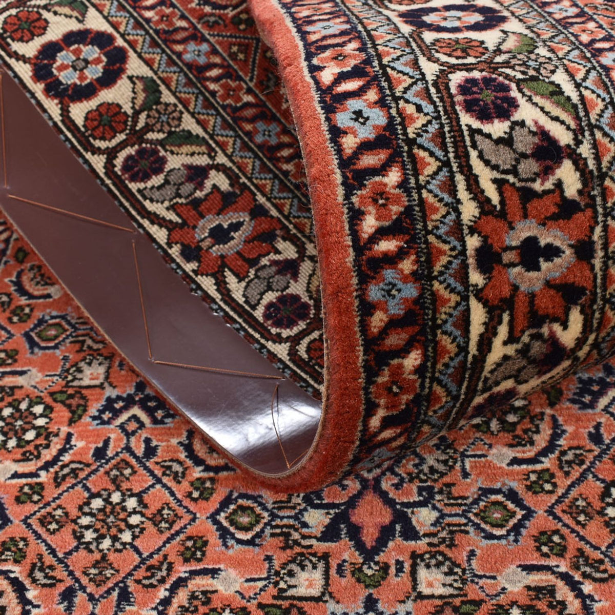 Läufer Perser - Bidjar - 380 x 69 cm - terrakotta