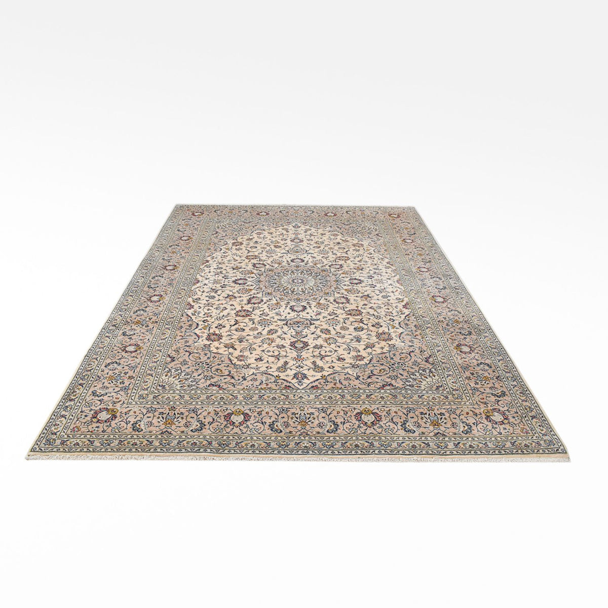 Perserteppich - Keshan - Royal - 347 x 244 cm - sand