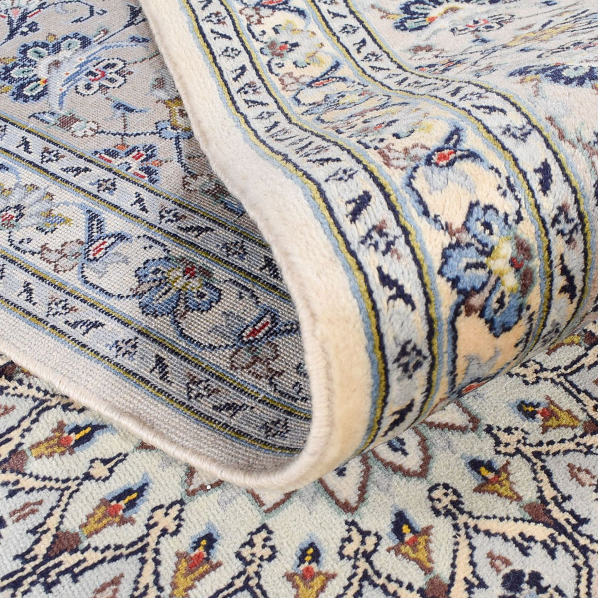 Perserteppich - Keshan - Royal - 347 x 250 cm - grau