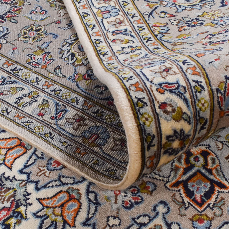 Perserteppich - Keshan - Royal - 365 x 247 cm - grau