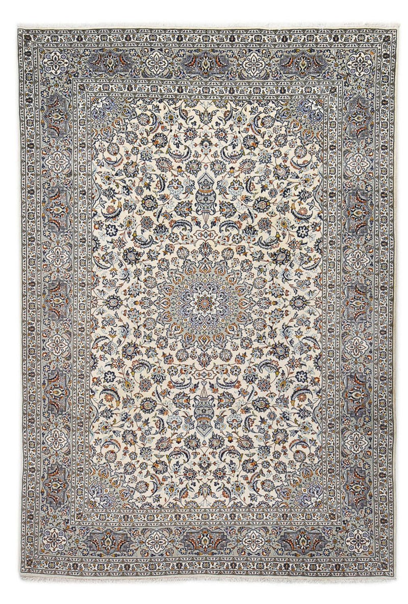 Perserteppich - Keshan - Royal - 340 x 233 cm - grau
