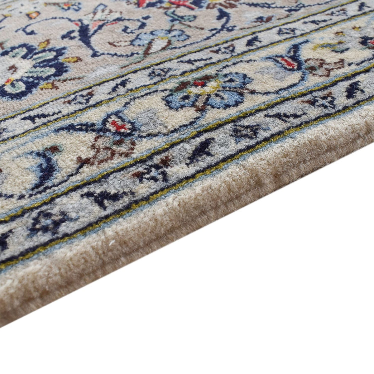 Perserteppich - Keshan - Royal - 349 x 250 cm - grau