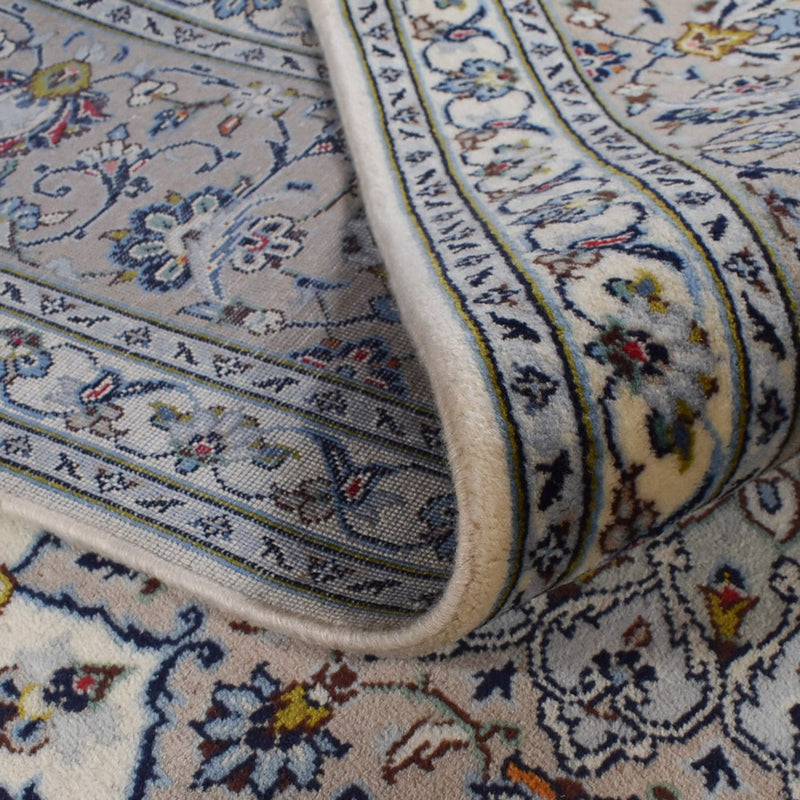 Perserteppich - Keshan - Royal - 349 x 250 cm - grau