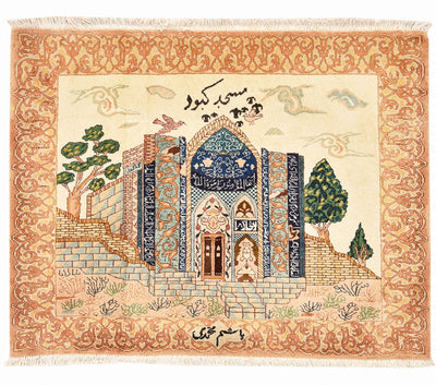 Täbriz - 50 Raj Teppich 72x83cm - Perserteppich