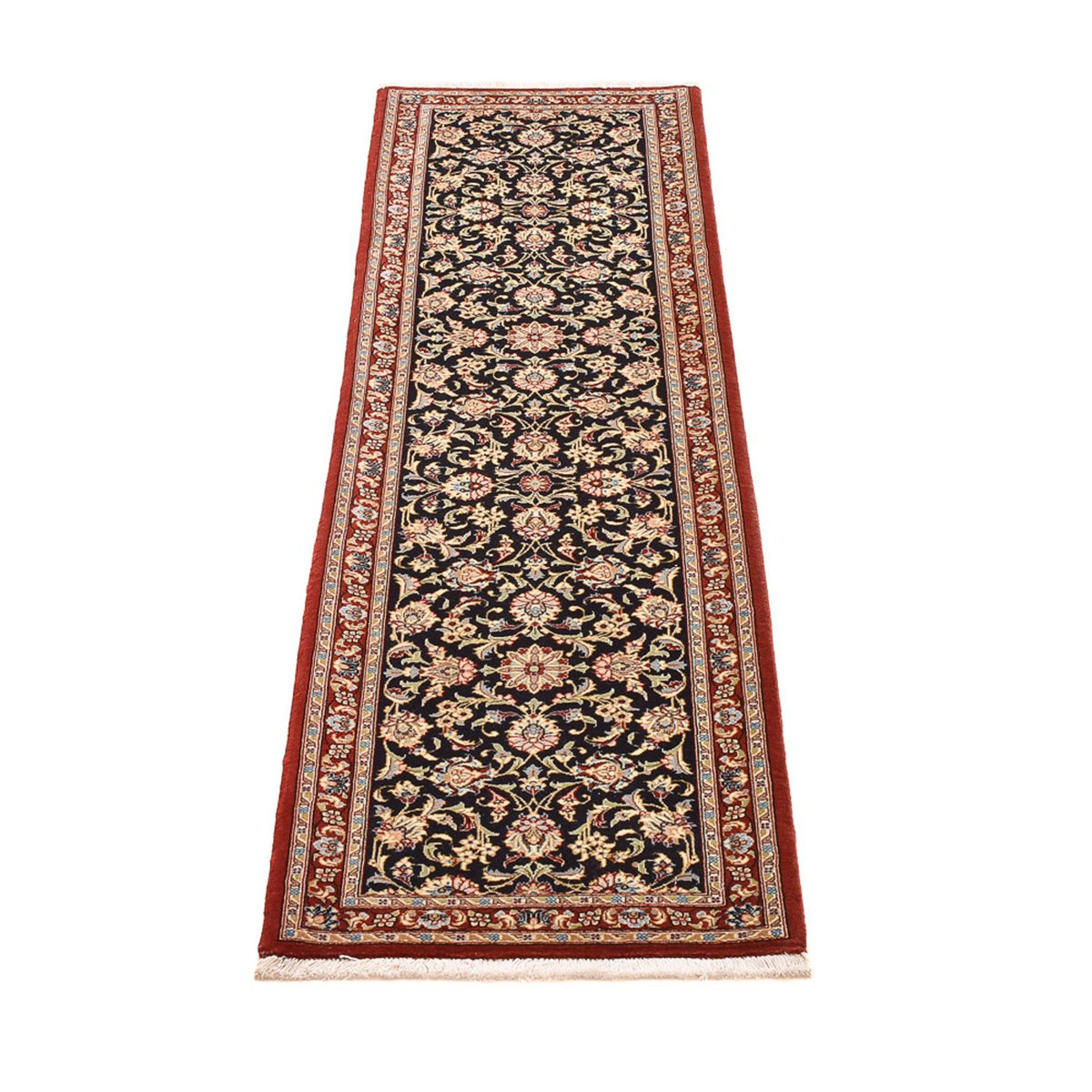 Läufer Perser - Ghom - Royal - 193 x 55 cm - dunkelbeige
