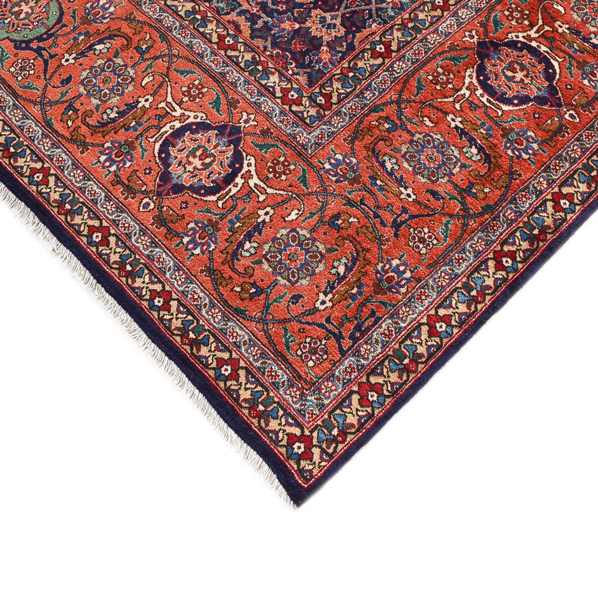 Perserteppich - Täbriz - Royal - 373 x 278 cm - bordeauxrot