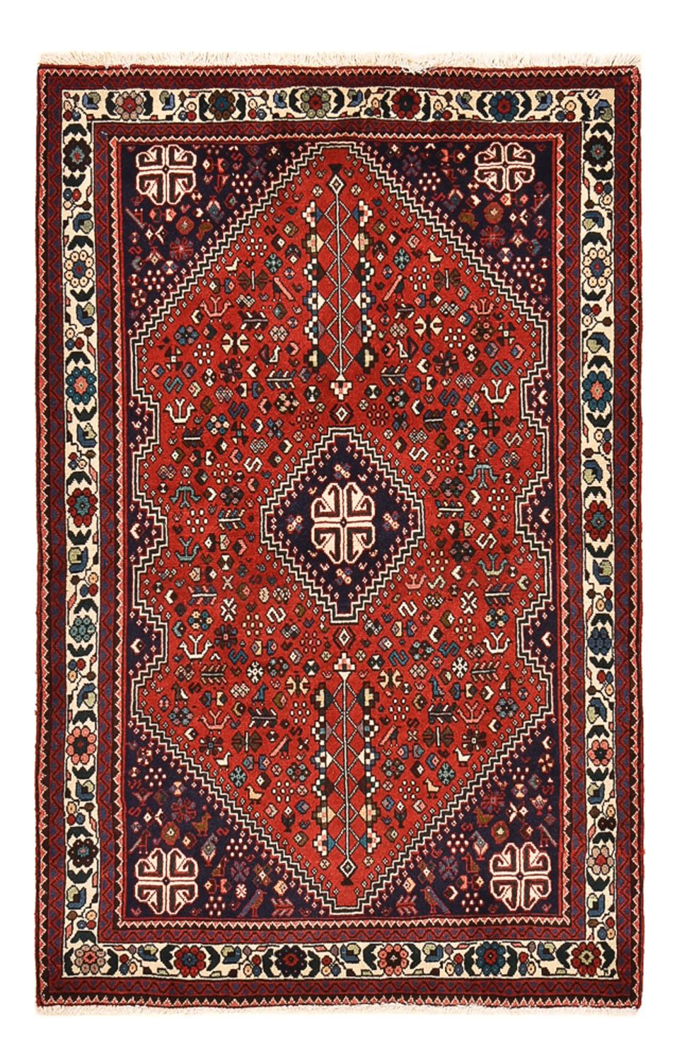 Perserteppich - Nomadic - 158 x 108 cm - rot
