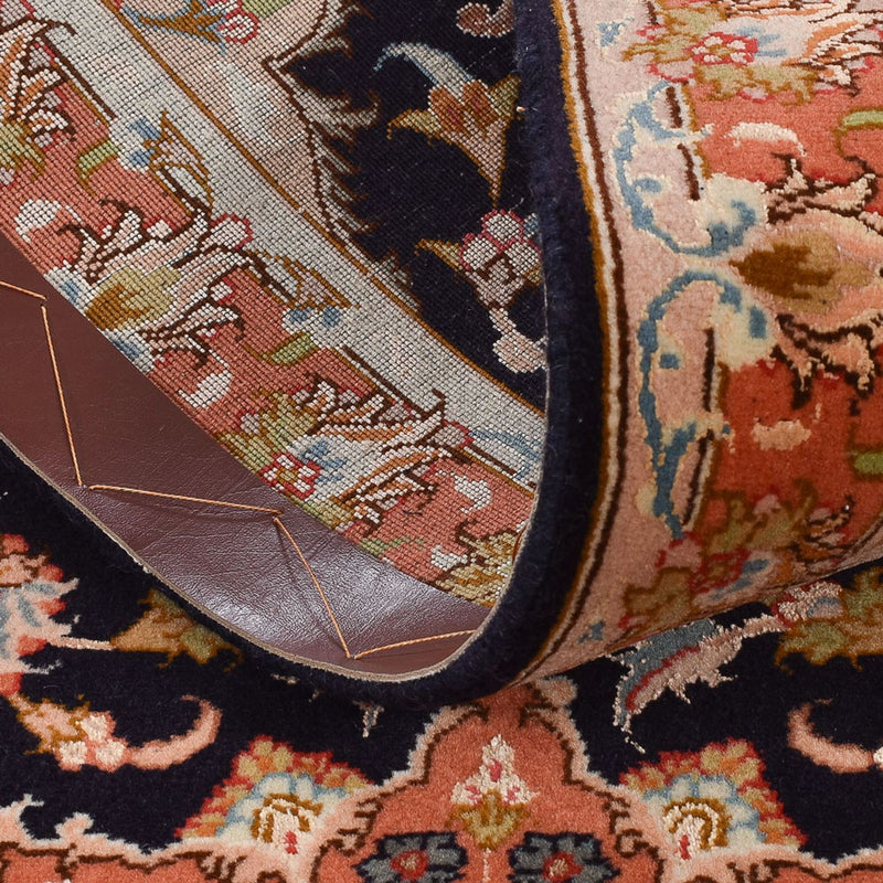 Läufer Perser - Täbriz - Royal - 288 x 69 cm - dunkelblau