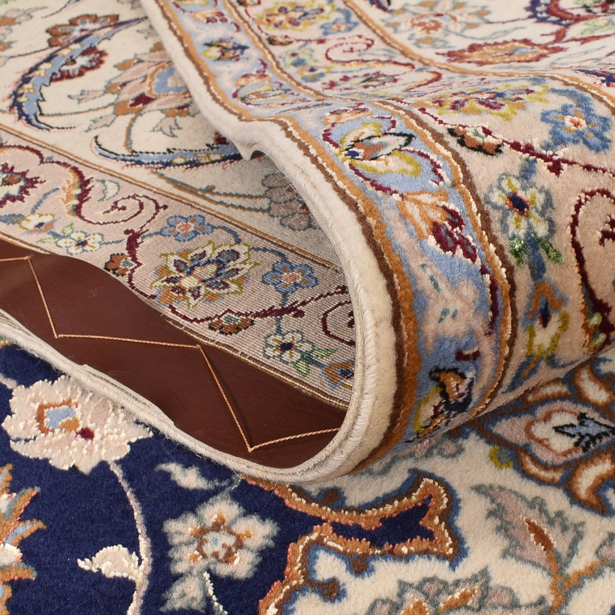 Perserteppich - Isfahan - Premium - 304 x 203 cm - dunkelblau