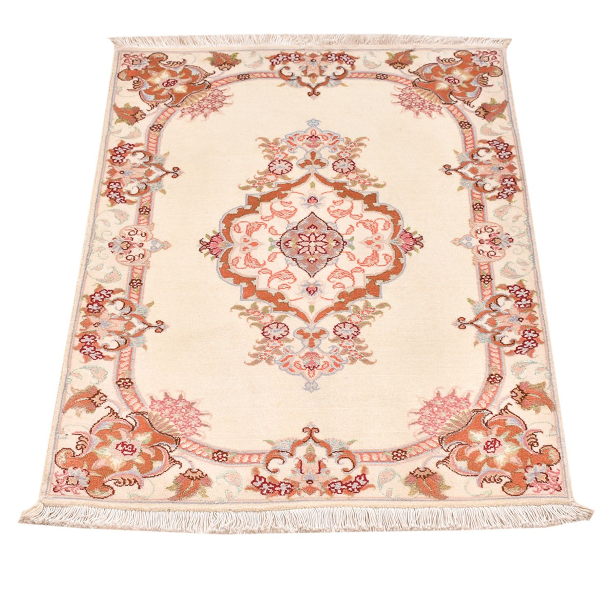 Perserteppich - Täbriz - Royal - 90 x 60 cm - creme