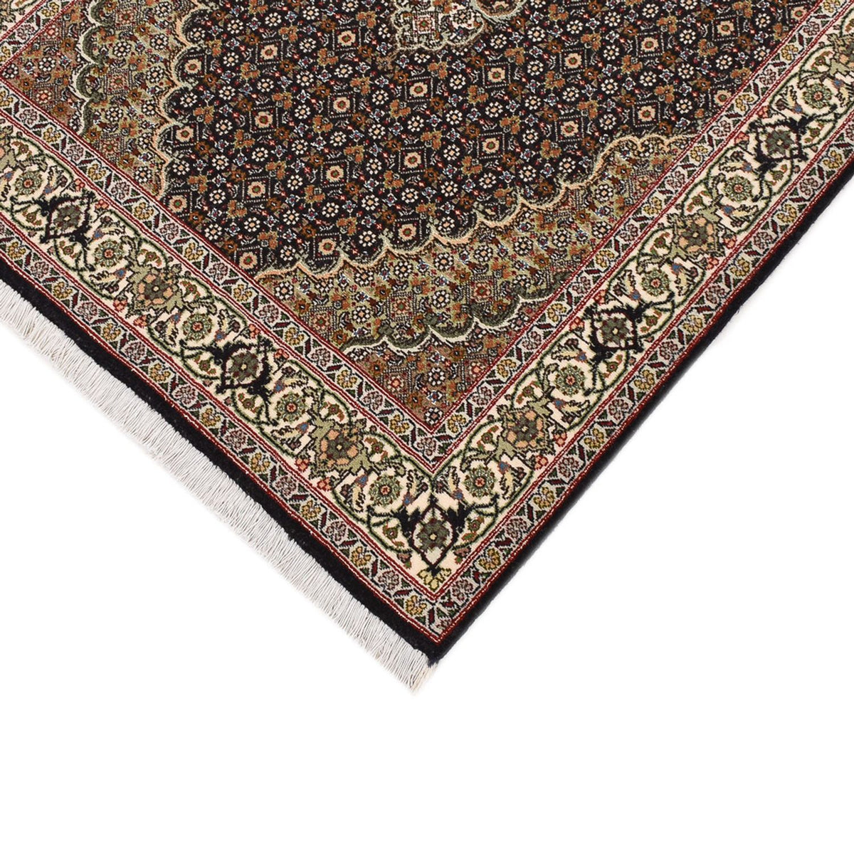 Läufer Perser - Täbriz - Royal - 390 x 82 cm - dunkelbeige