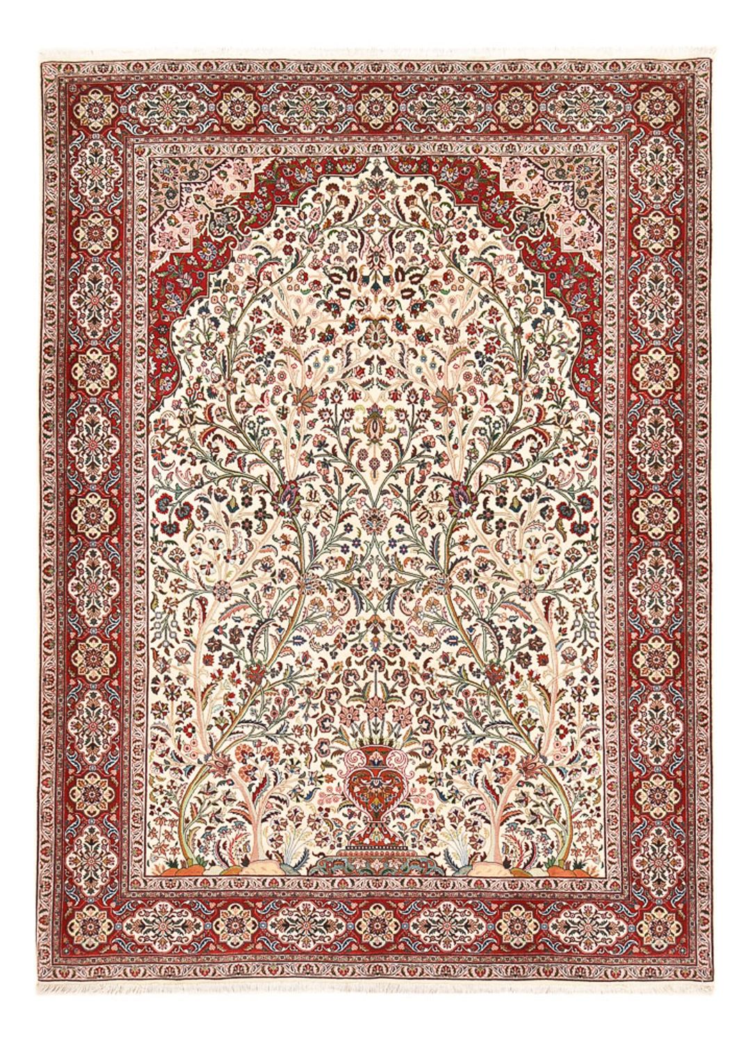 Perserteppich - Täbriz - Royal - 250 x 178 cm - creme