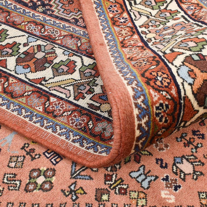 Gabbeh Teppich - Kaschkuli Perser - 197 x 145 cm - hellrot