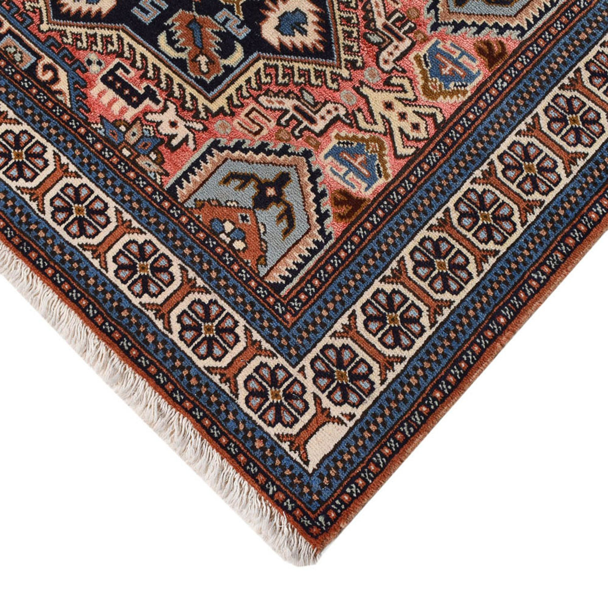 Perserteppich - Keshan - 183 x 130 cm - hellrot