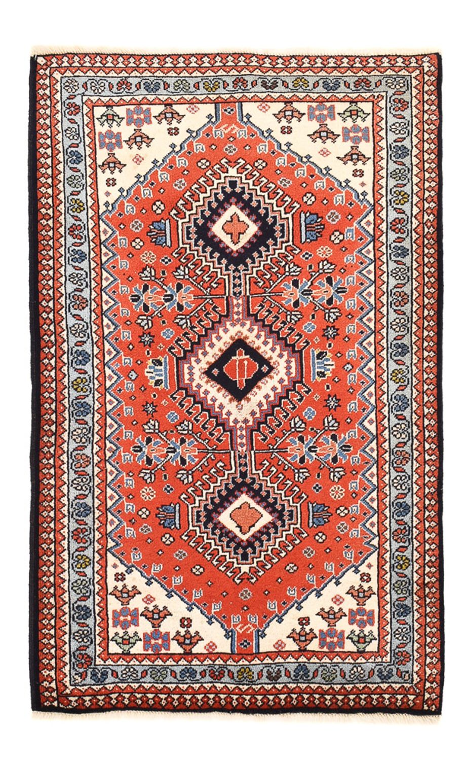 Perserteppich - Nomadic - 121 x 75 cm - rot