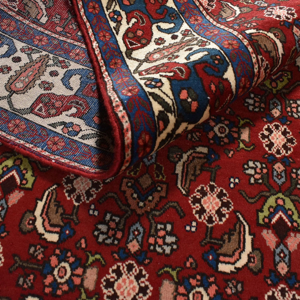 Perserteppich - Bidjar - 316 x 204 cm - dunkelrot