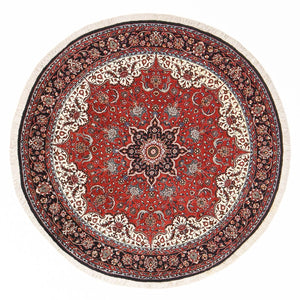 Perserteppich - Bidjar rund  - 150 x 150 cm - rot
