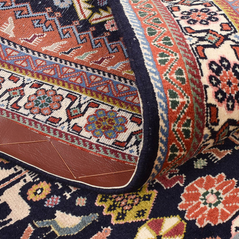 Gabbeh Teppich - Kaschkuli Perser - 207 x 130 cm - dunkelblau