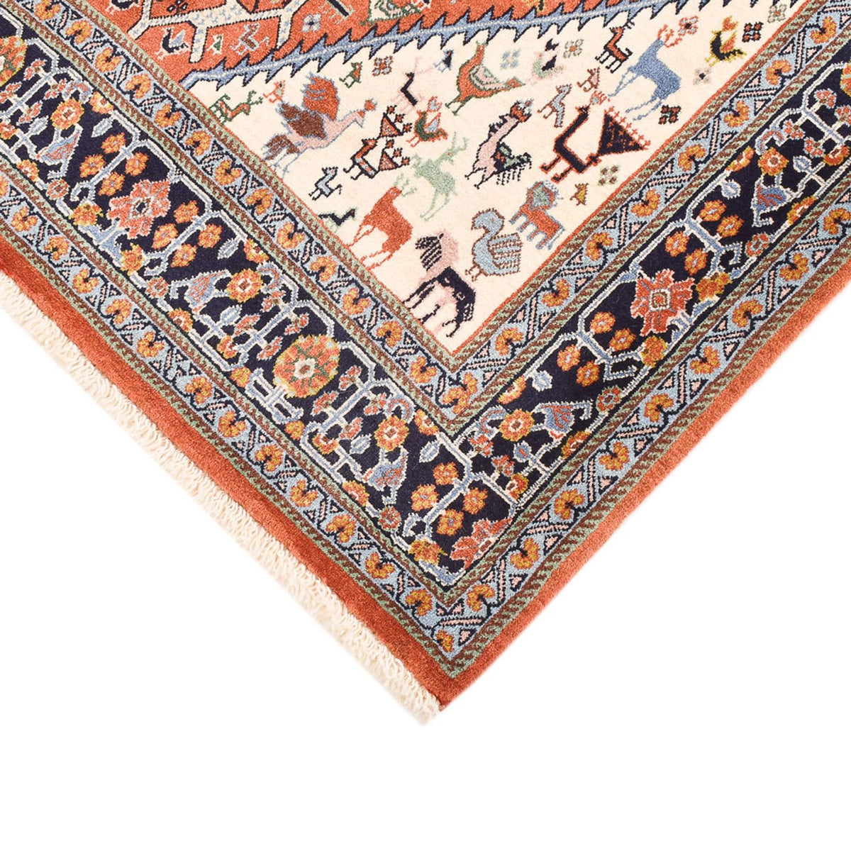 Gabbeh Teppich - Kaschkuli Perser - 152 x 112 cm - mehrfarbig