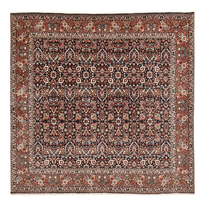 Perserteppich - Bidjar quadratisch  - 252 x 252 cm - rost