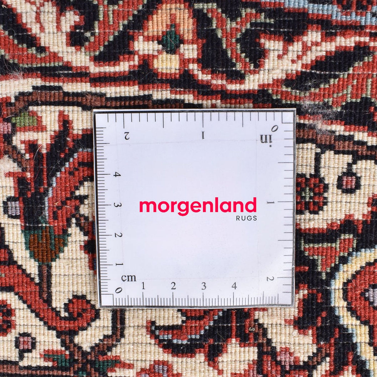 Perserteppich - Bidjar rund - 170 x 170 cm - dunkelrot