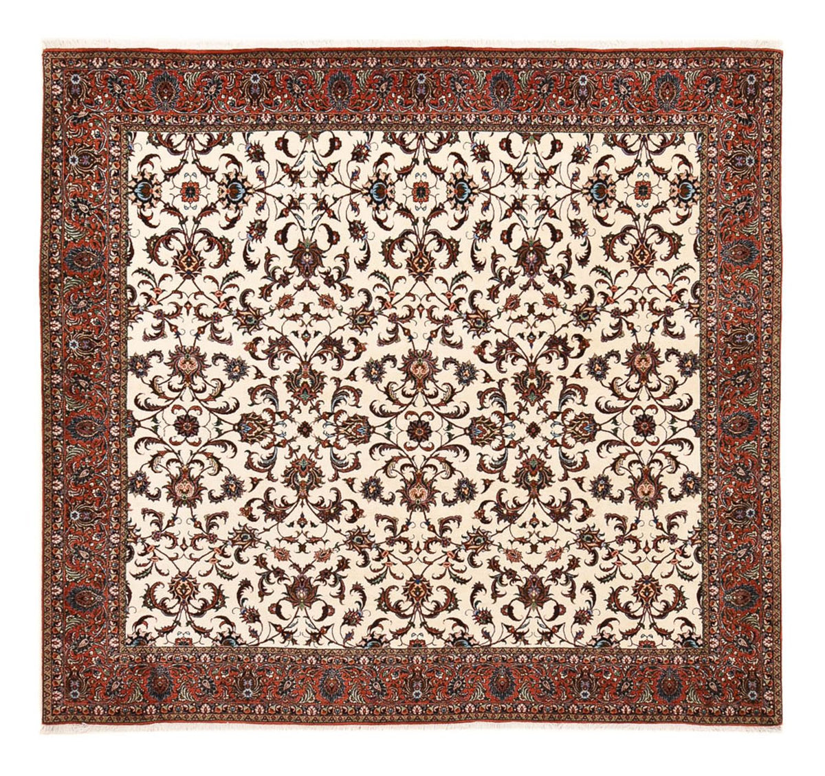 Perserteppich - Bidjar quadratisch - 251 x 241 cm - creme